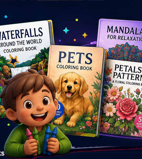 Libros para colorear, páginas en línea y actividades creativas de ColoringBits