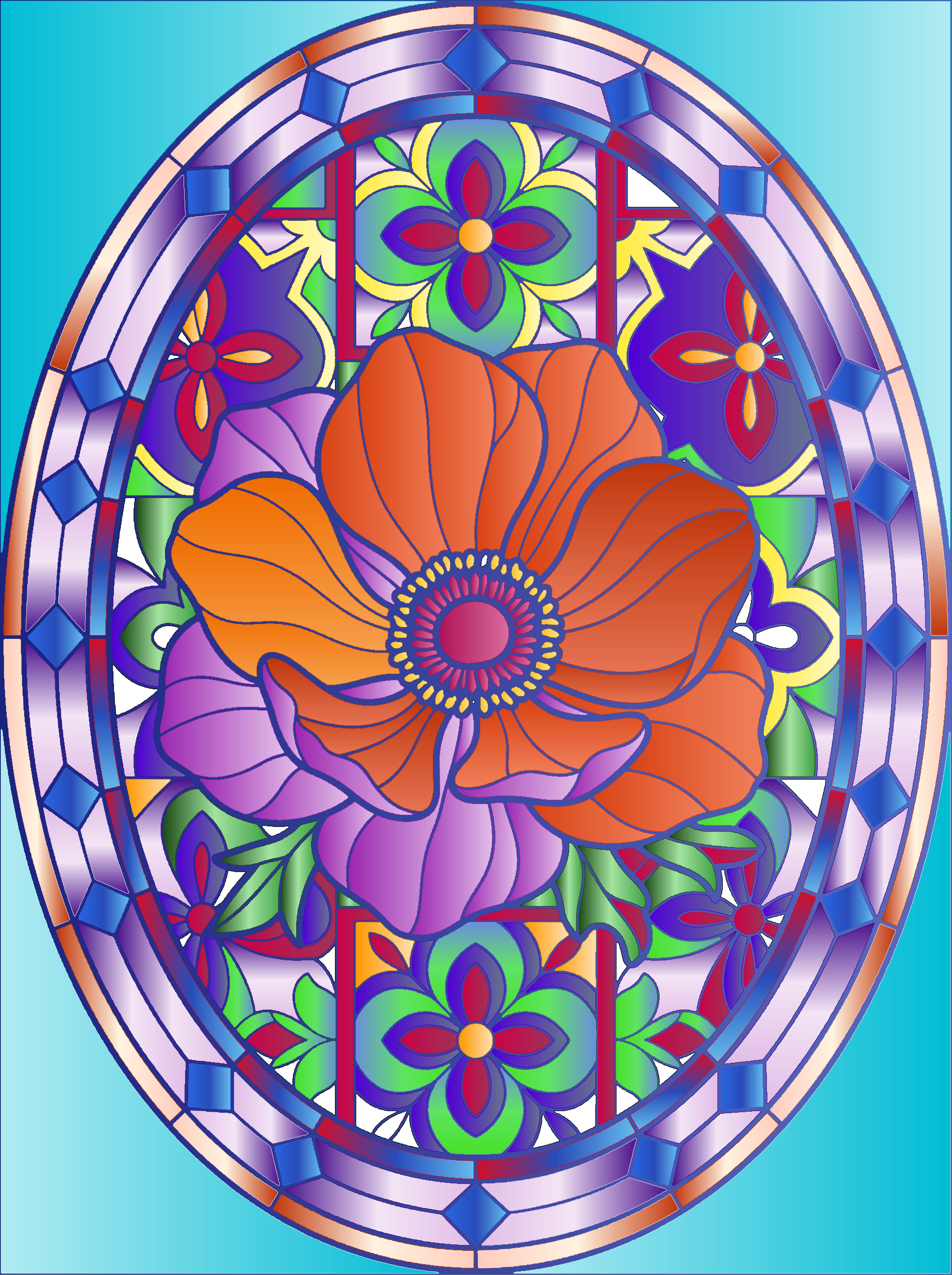 Mandala colorido para relajarse y colorear