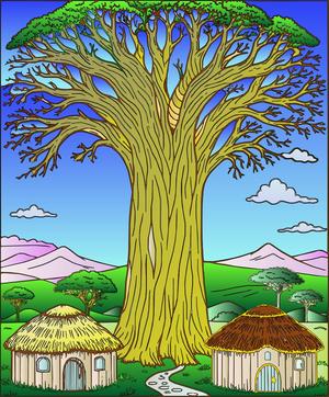 Colored preview: Baobab Village