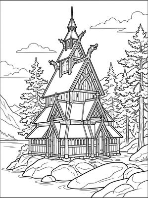 Black and white sample: Stave House