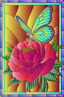 Colored preview: Graceful Landing on Bloom