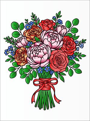Colored preview: Classic Bouquet