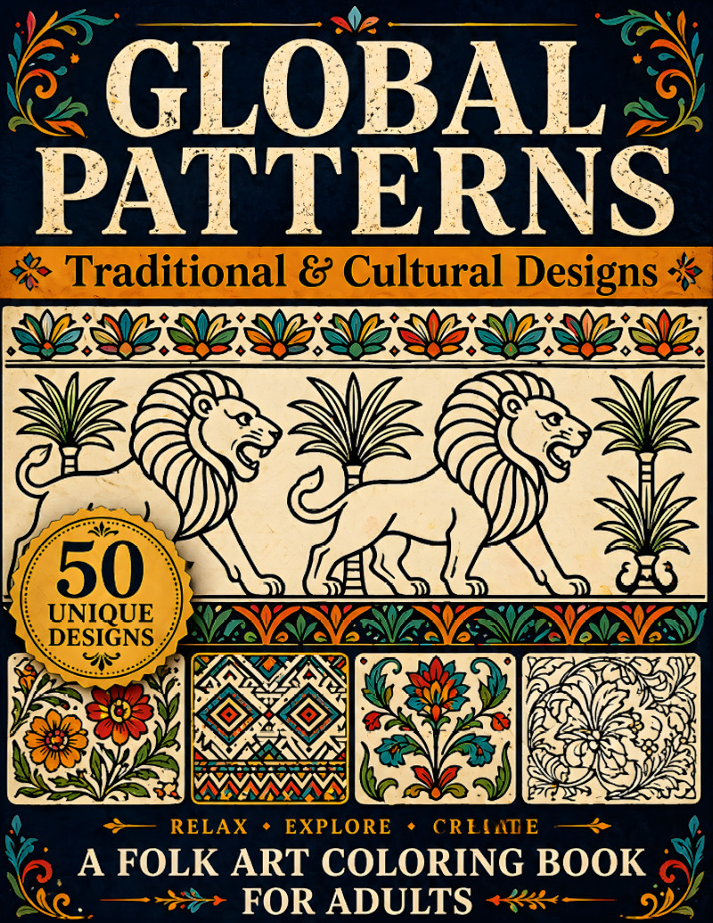 Global Patterns: A Cultural Journey Through Traditional Ornaments cover