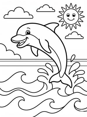 Black and white sample: Wave Jumper