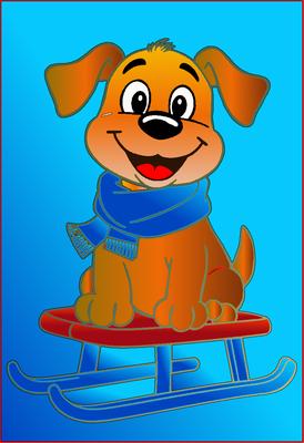 Colored preview: Dog Sled