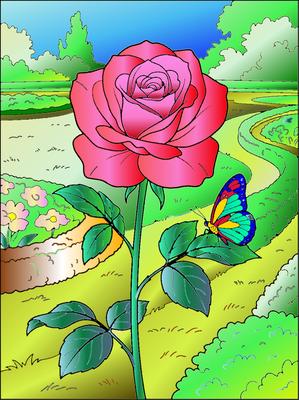Colored preview: Rose