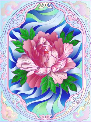 Colored preview: Peony