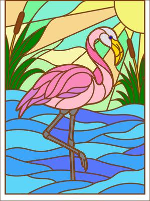 Colored preview: Water Flamingo