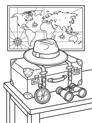 Black and white sample: Travel