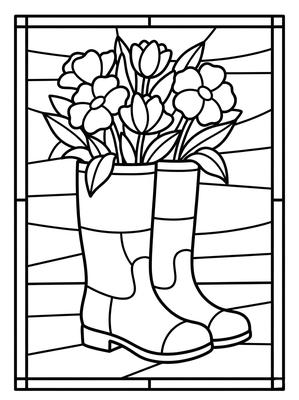 Black and white sample: Boots