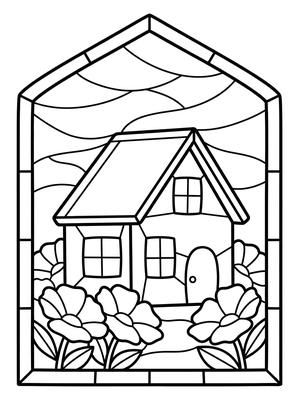 Black and white sample: Cottage