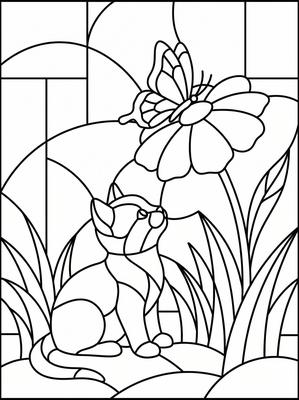 Black and white sample: Butterfly Watch