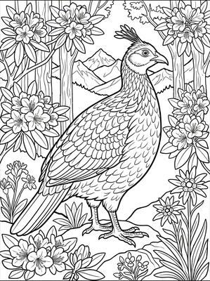Black and white sample: Himalayan Monal