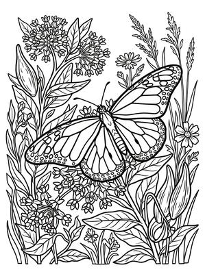 Black and white sample: Monarch