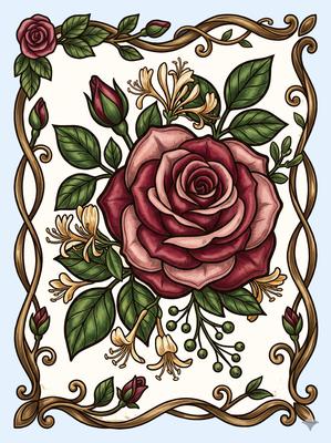 Colored preview: Romantic Bloom