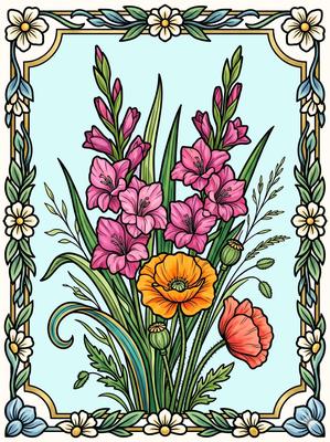 Colored preview: Summer Bouquet