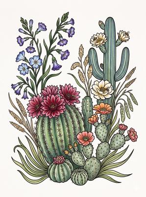 Colored preview: Desert Bloom