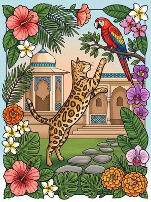 Colored preview: Parrot Leap