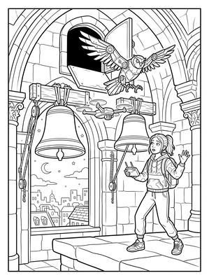 Black and white sample: Clockwork Bird