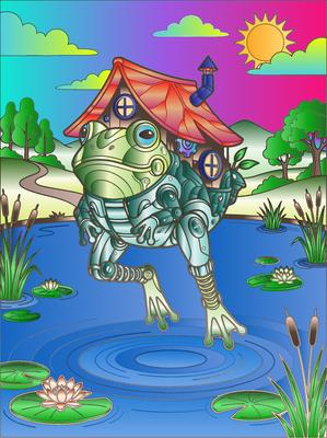 Colored preview: Frog House