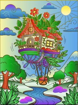 Colored preview: Garden House